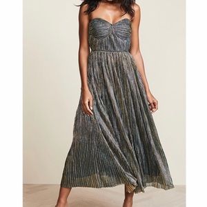 Glamorous Metallic Midi Dress Size 6 With Tags